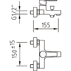 Clever Смеситель для ванны Artic Xtreme 98692 – фотография-2